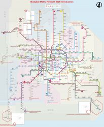 Shanghai Metro Network 2020 - Railway Operation Simulator