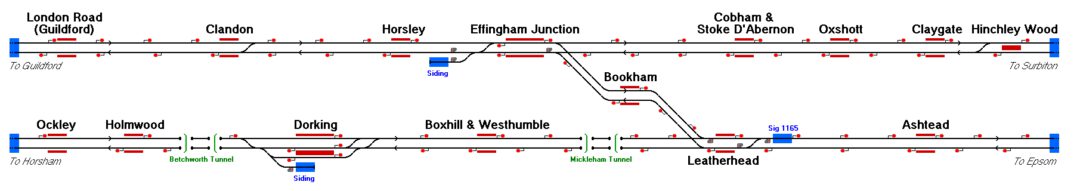 Mole Valley Line - Railway Operation Simulator