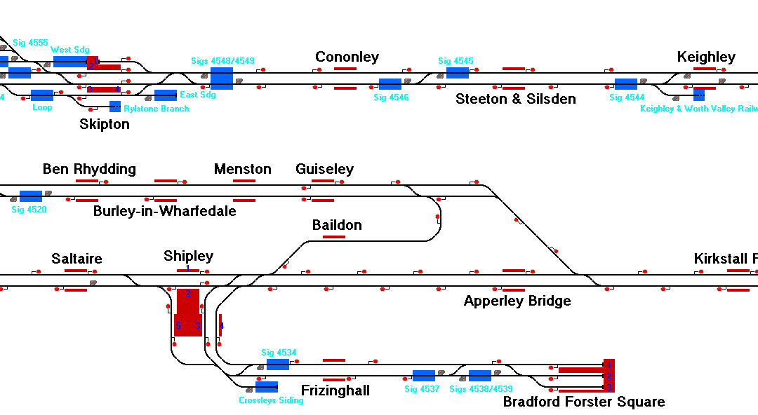 Airedale & Wharfedale Lines (Shipley Triangle) by Oxalin